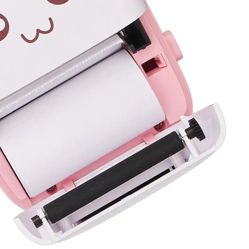 Pocket Mini Printer, Mobile Phone Bluetooth Connection Wireless Mini Thermal Printer with Android or iOS APP for Pictures, Portable Smart Printer,Contains 1 Rolls Thermal Paper
