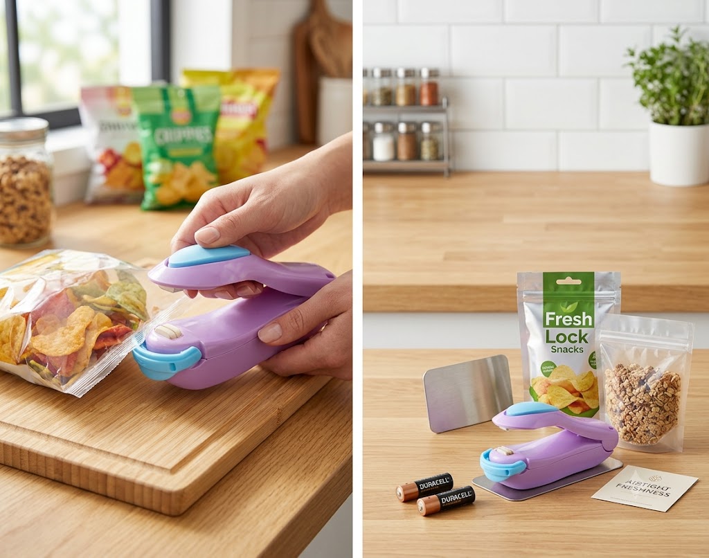 Handheld Mini Plastic Heat Sealing Machine Airtight Bag Sealer